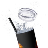 Empowering Skinny Tumbler with Straw, 20oz | Rooted in Power Travel Mug, Afrocentric Water Bottle, Inspirational Gift, Eco-Friendly [...]