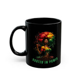 Empowering Black Mug, Inspirational Coffee Cup, Sacred & Unshakable Gift, Afrocentric Decor, Black History Month, Empowerment Merchandise