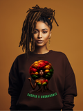 Sacred and Unshakeable Sweatshirt - Black Identity Strength Ancestral Legacy