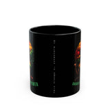 Empowering Black Mug, Inspirational Coffee Cup, Sacred & Unshakable Gift, Afrocentric Decor, Black History Month, Empowerment Merchandise