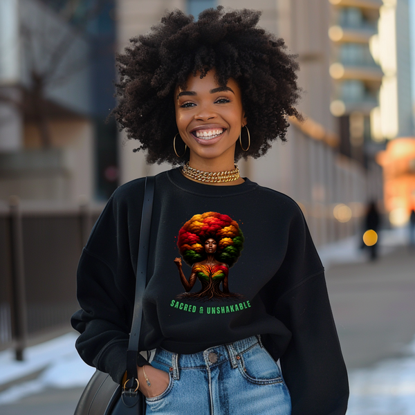 Sacred and Unshakeable Crewneck Cultureal Sweatshirt