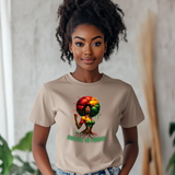 Rooted in Power Graphic Tee – Strength & Resilience Statement Shirt